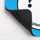 Nieuwsgierigheid en veroordeling Mousepad Muismat (Hoek)