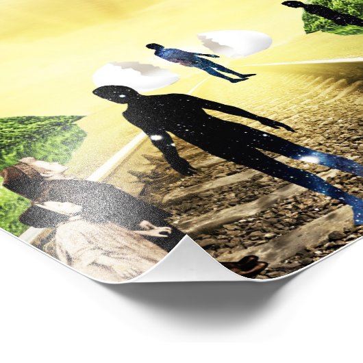 nieuwsgierigheid foto afdruk (Hoek)