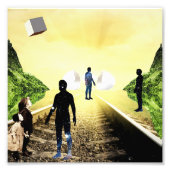 nieuwsgierigheid foto afdruk (Voorkant)