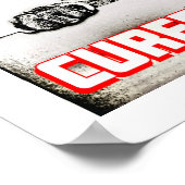 Nieuwsgierigheid geneest de kat poster (Hoek)