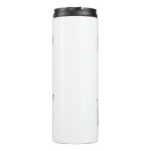 Nieuwsgierigheid geneest de kat thermosbeker (Achterkant)