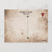 "nieuwsgierigheid" I Briefkaart (Achterkant)