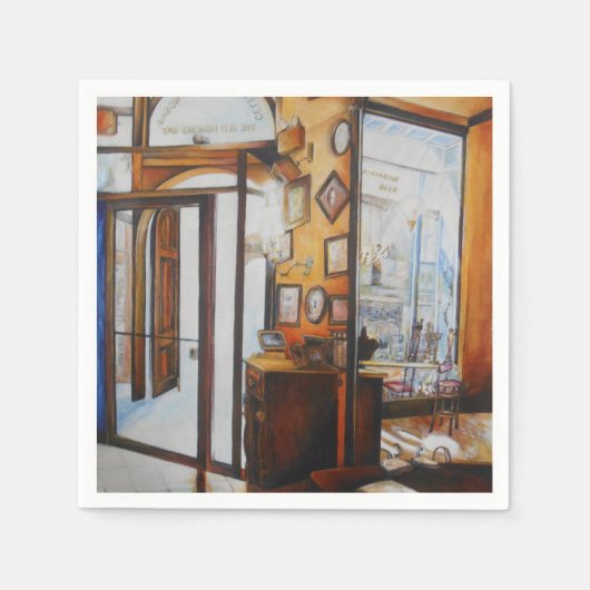 Nieuwsgierigheid is het gereedschap van de wijze p servet (Voorkant)