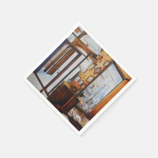 Nieuwsgierigheid is het gereedschap van de wijze p servet (Hoek)