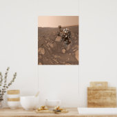 Nieuwsgierigheid is Selfie op de Mary Anning-locat Poster (Keuken)