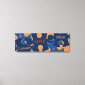 Nieuwsgierigheid & LIEFDE = Magische puzzel stukke Canvas Afdruk (Voorkant)