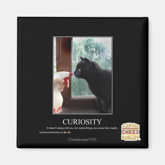 nieuwsgierigheid magneet (Voorkant)