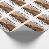 nieuwsgierigheid naar leven op Mars (Mars Rover) Cadeaupapier (Hoek)