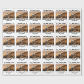 nieuwsgierigheid naar leven op Mars (Mars Rover) Cadeaupapier (Vlak)