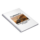 nieuwsgierigheid naar leven op Mars (Mars Rover) Notitieboek (Rechterzijde)