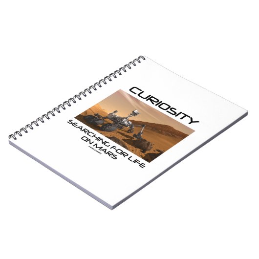 nieuwsgierigheid naar leven op Mars (Mars Rover) Notitieboek (Linkerzijde)