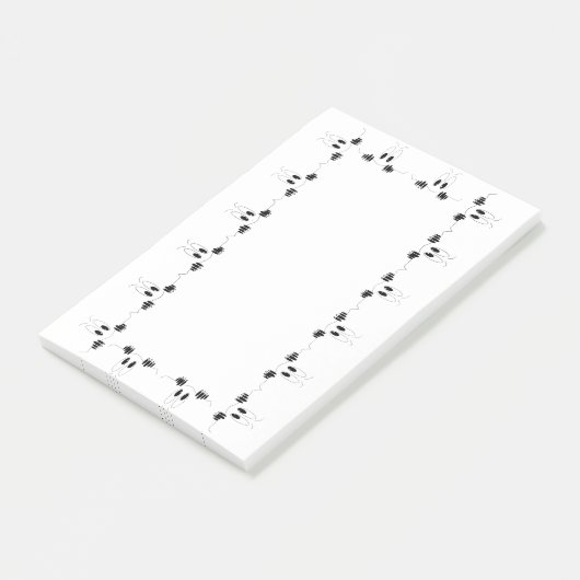 Nieuwsgierigheid Ogen Gelukkige Glimlach Grappig Post-it® Notes (Schuin)