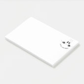 Nieuwsgierigheid Ogen Glimlach Grappige Sticky Not Post-it® Notes (Schuin)