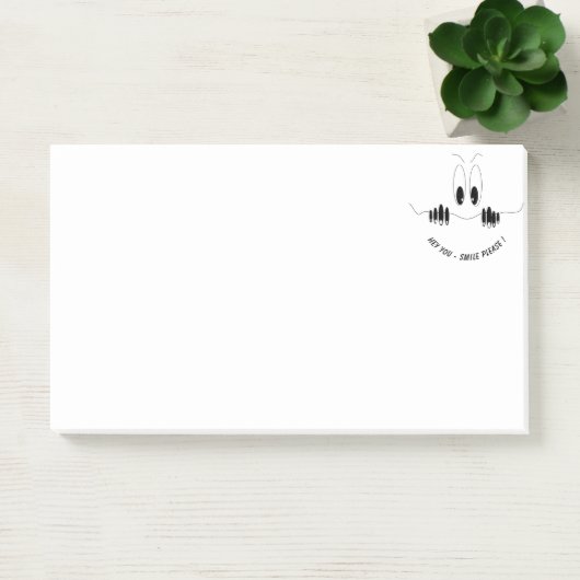 Nieuwsgierigheid Ogen Glimlach Grappige Sticky Not Post-it® Notes (Kantoor)