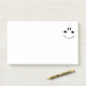 Nieuwsgierigheid Ogen Glimlach Grappige Sticky Not Post-it® Notes (Op bureau)