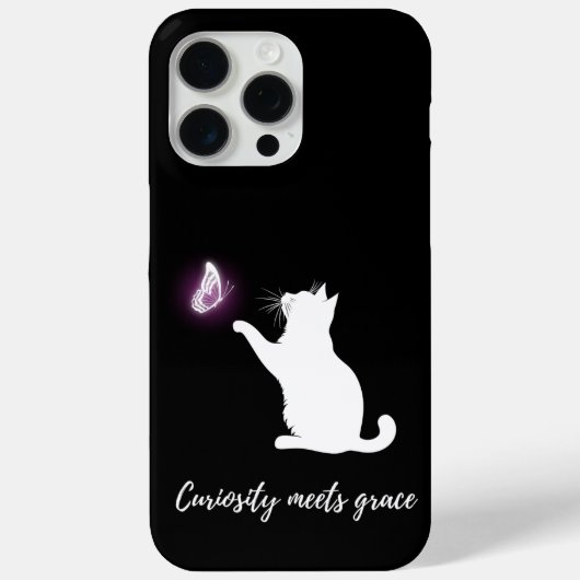 Nieuwsgierigheid ontmoet gratie Case-Mate iPhone case (Achterkant)