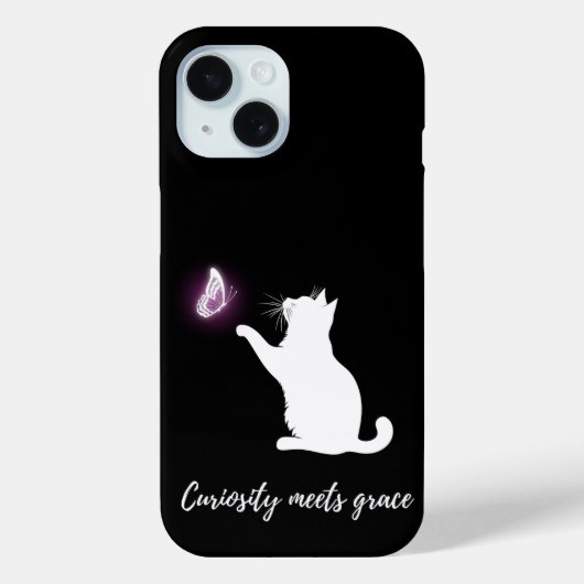 Nieuwsgierigheid ontmoet gratie Case-Mate iPhone case (Achterkant)