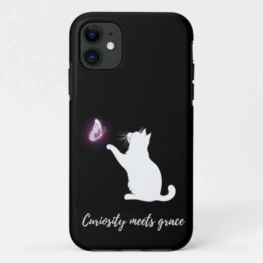 Nieuwsgierigheid ontmoet gratie Case-Mate iPhone case (Achterkant)