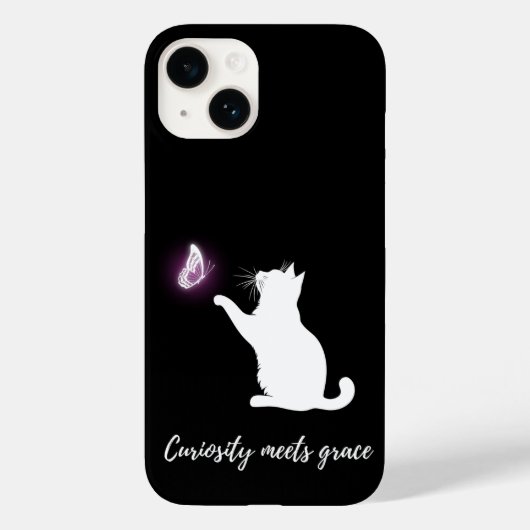 Nieuwsgierigheid ontmoet gratie Case-Mate iPhone case (Achterkant)