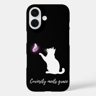 Nieuwsgierigheid ontmoet gratie iPhone 16 hoesje