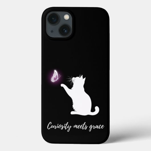 Nieuwsgierigheid ontmoet gratie Case-Mate iPhone case (Achterkant)