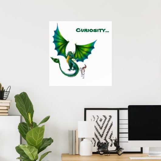 Nieuwsgierigheid... Poster (Thuiskantoor)