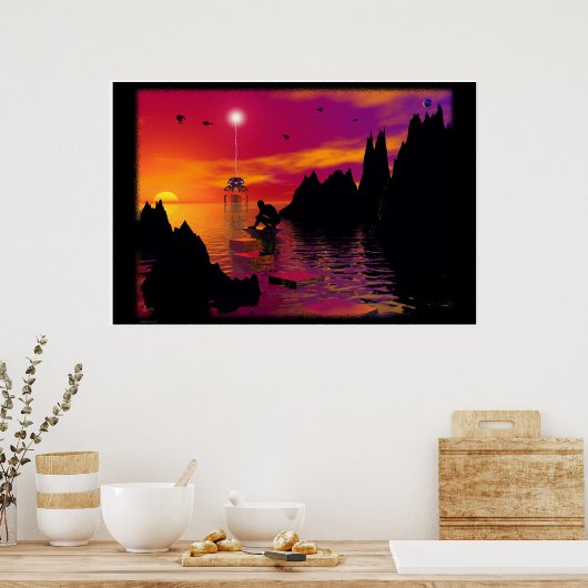 Nieuwsgierigheid... Poster (Keuken)