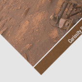 Nieuwsgierigheid Rover Mars Dusty Selfie op Mount  Tissuepapier (Detail)