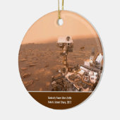 Nieuwsgierigheid Rover Mars Mount Sharp Selfie Ker Keramisch Ornament (Links)
