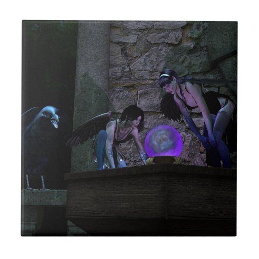 Nieuwsgierigheid Tegeltje (Voorkant)