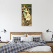 Nieuwsgierigheid van de peren jaardag, kerst, 1892 canvas afdruk (Insitu (Slaapkamer))