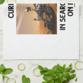 Nieuwsgierigheid van het leven op Mars Martian Rov Theedoek (Gevouwen)