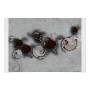 "Nieuwsgierigheid van passie", Poster van Glossy