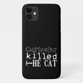 Nieuwsgierigheid vermoordde de Cat Popular Spreekw Case-Mate iPhone Case