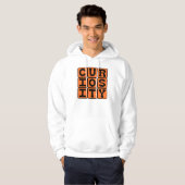 Nieuwsgierigheid, wat de kat doodde hoodie (Voorkant volledig)