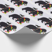 Nieuwsgipspikkelpapier voor kerstcadeautjes cadeaupapier (Hoek)