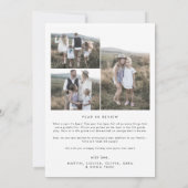 Nieuwsjaar van de moderne Boho Arch in Review Feestdagenkaart (Achterkant)