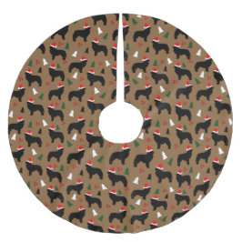 Nieuwskerstcadeaus Santa Hat Newfoundland Dogs Ker Kerstboom Rok