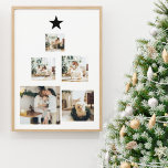 Nieuwskerstfoto met ster canvas afdruk<br><div class="desc">Leg de magie van de vakantiemomenten van uw familie vast met onze "Modern Family Christmas Tree with Photo" gepersonaliseerde aandenken. Transformeer de speciale herinneringen van uw familie in een unieke aandenken met ons "Modern Family Christmas Tree with Photo"-ornament van Zazzle. Bestel vandaag nog uw exemplaar en maak dit vakantieseizoen echt...</div>