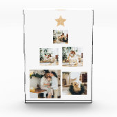 Nieuwskerstfoto met ster fotoblokken (Voorkant)