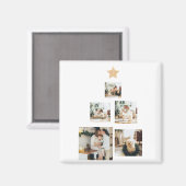 Nieuwskerstfoto met ster magneet (Voorkant / Achterkant)