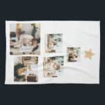 Nieuwskerstfoto met ster theedoek<br><div class="desc">Leg de magie van de vakantiemomenten van uw familie vast met onze "Modern Family Christmas Tree with Photo" gepersonaliseerde aandenken. Transformeer de speciale herinneringen van uw familie in een unieke aandenken met ons "Modern Family Christmas Tree with Photo"-ornament van Zazzle. Bestel vandaag nog uw exemplaar en maak dit vakantieseizoen echt...</div>