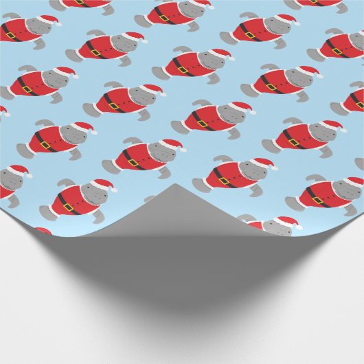 Nieuwskerstkerstmanateeg Cadeaupapier (Hoek)