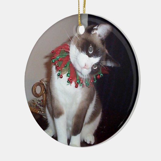 Nieuwskerstmis Keramisch Ornament (Links)