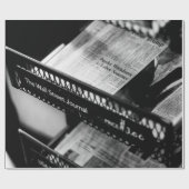 NIEUWSPAPERS OP DE WALSTREET JOURNAL RACK CADEAUPAPIER (Vlak)