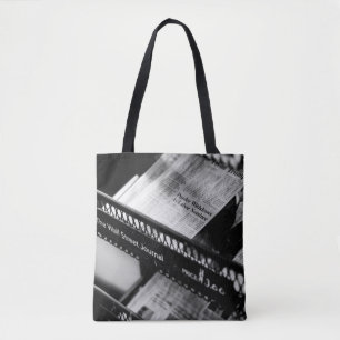 NIEUWSPAPERS OP DE WALSTREET JOURNAL RACK TOTE BAG