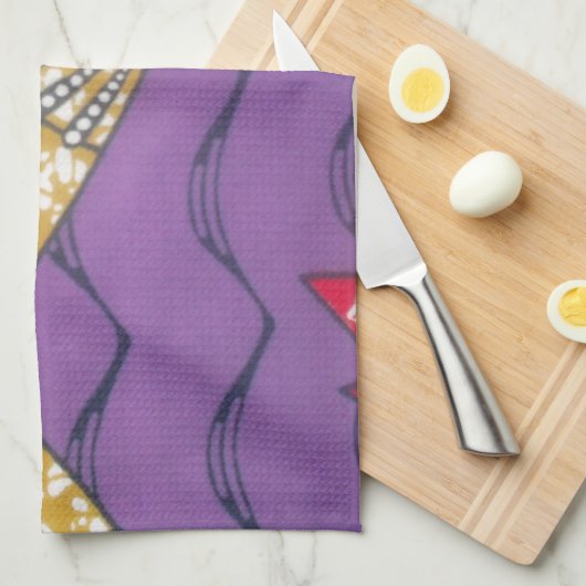 Nieuwste Afrika met traditionele Mode kunst Theedoek (Quarter Fold)