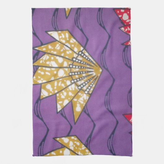 Nieuwste Afrika met traditionele Mode kunst Theedoek (Verticaal)