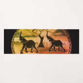 Nieuwste Afrikaanse Mannen in de sport en vrouweni Yogamat (Voorkant (horizontaal))