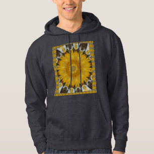 Nieuwste Afrikaanse Traditionele Zonnebloem Art Pr Hoodie